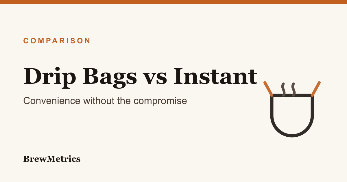 Drip Bag Coffee vs Instant: Is It Really Better?