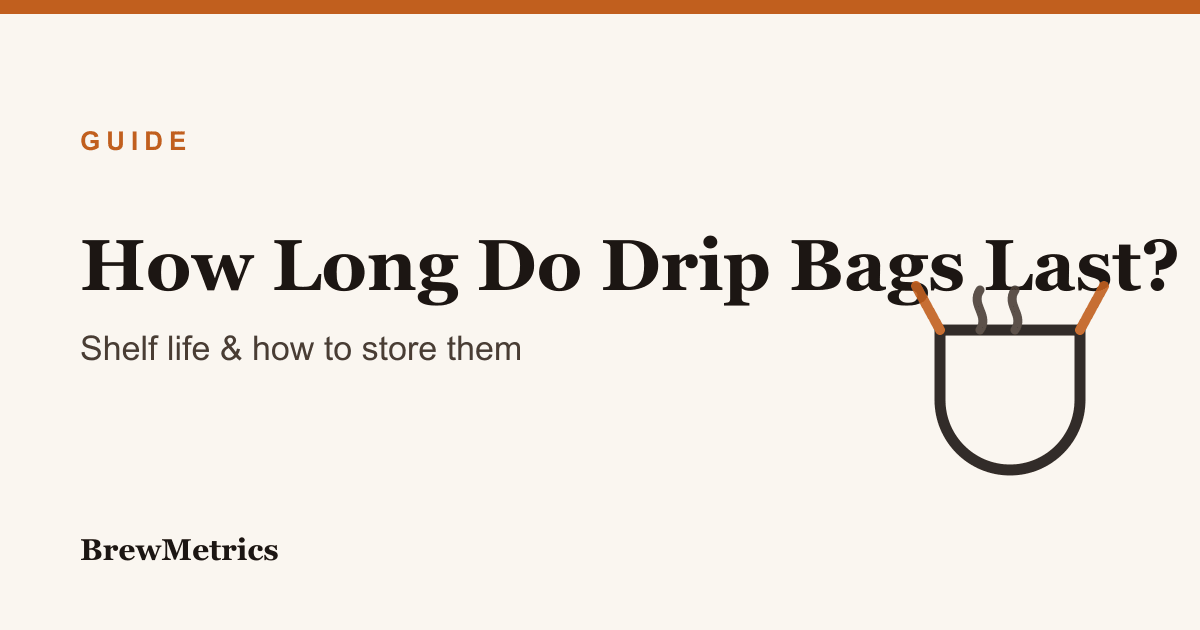 How Long Do Drip Bags Last? Shelf Life & Storage