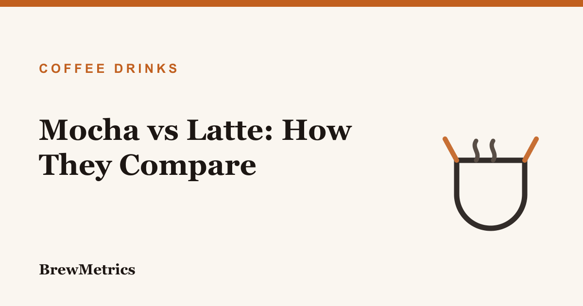 Mocha vs Latte: How They Compare
